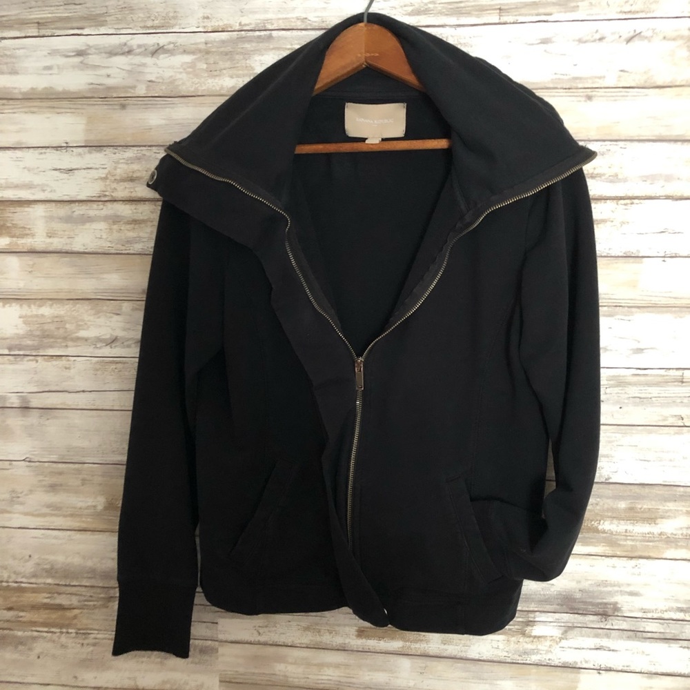 Banana Republic athleisure wear Jacket sz L